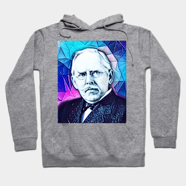 Jacob Riis Snowy Portrait | Jacob Riis artwork 5 Hoodie by JustLit